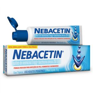 Nebacetin 250UI/g + 5mg/g Pomada 15g