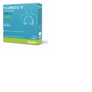 FLUIMUCIL GRANULADO D ENVELOPE 600MG 5 G x 16