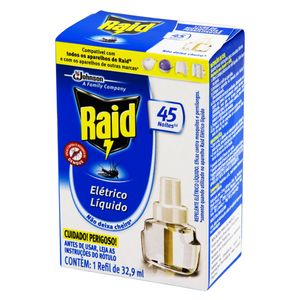 RAID REFIL ELETRICO 45 NOITES 32.9 ML x 1