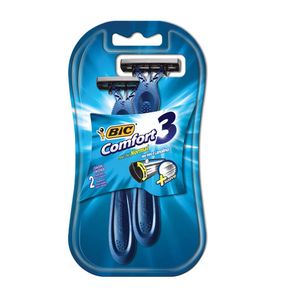 Aparelho Barbear Bic C/2 Comfort3 Pele Normal Unit
