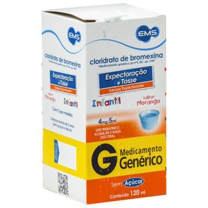 CLOR. BROMEXINA MG XAROPE INFANTIL 0.8MG 120 ML x 1