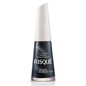 RISQUE ESMALTE LIQUIDO COMERCIAL METALICO DE SALTO NO ASFALTO 8 ML x 1