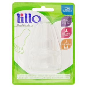 LILLO BICO MAMADEIRA SILICONE NATUFORM x 2