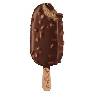 Sorvete Avelã Cobertura Praliné E Chocolate Belga Magnum Pacote 69G