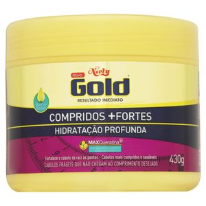 NIELY GO P SHAMPOO MASCARA HIDRATACAO PROFUNDA COMPRIDOS MAIS FORTES 430 G x 1