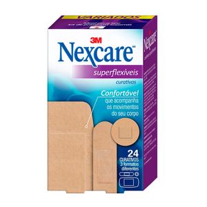 NEXCARE CURATIVOS CURATIVO SUPERFLEXIVEL VARIADO x 24