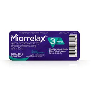 Miorrelax 10 Comprimidos