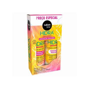 SALON LINE KIT HIDRA ORIGINAL 1 SHAMPOO + 1 CONDICIONADOR 300ML CADA 600 ML x 1