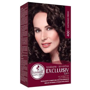 EXCLLUSIV TOM CREME TONALIZANTE 400 CASTANHO MEDIO x 1