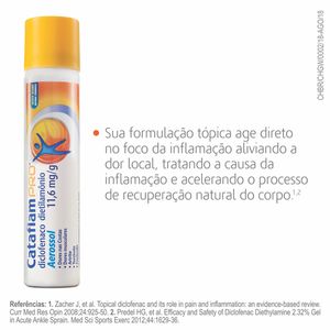 CATAFLAM AERO AEROSOL 11.6MG 60 G x 1 (/G)