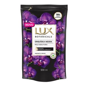 Lux Botanicals Sabonete Liquido Orquidea Negra Refil 200ml