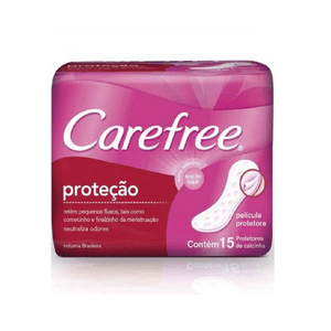 CAREFREE ABSORVENTE PROTETOR DIARIO ORIGINAL COM PERFUME x 15