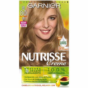 NUTRISSE KIT RENOVACAO COLORACAO CREME 80 LOURO CLARO BAUNILHA 125 G x 1