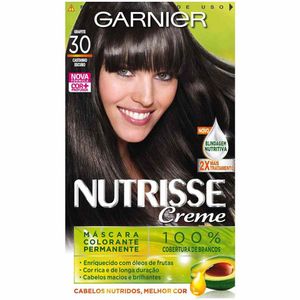 NUTRISSE KIT RENOVACAO COLORACAO CREME 30 CASTANHO ESCURO GRAFITE 125 G x 1