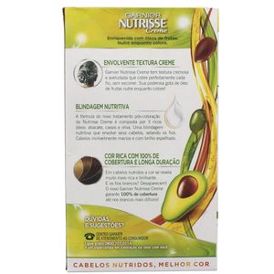 NUTRISSE KIT RENOVACAO COLORACAO CREME 4.0 CASTANHO NATURAL 125 G x 1
