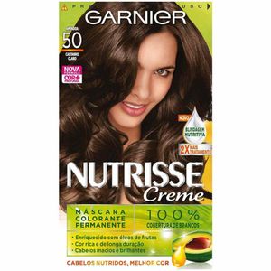 NUTRISSE KIT COLORACAO CREME 50 CASTANHO CLARO AMENDOA 125 G x 1