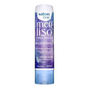 SALON LINE CONDICIONADOR MEU LISO BRILHANTE HIDRATA E ILUMINA 300 ML x 1