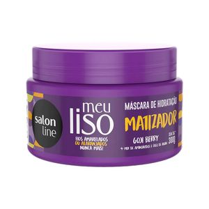 SALON LINE MASCARA CAPILAR MATIZADORA MEU LISO LOIRO MATIZADO 300 G x 1