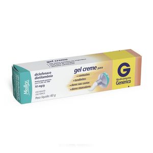 Diclofenaco Dietilamonio 10mg/g Medley Gel Creme com 60g