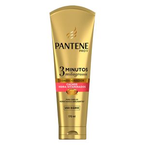PANTENE COND CONDICIONADOR 3 MINUTOS MILAGROSOS CACHOS HIDRA-VITAMINADOS 170 ML x 1
