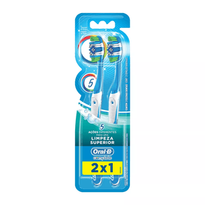 ORAL-B COMPLETE ESCOVA DENTAL 40 MACIA 5 ACOES DE LIMPEZA LEVE 2 PAGUE 1 x 2