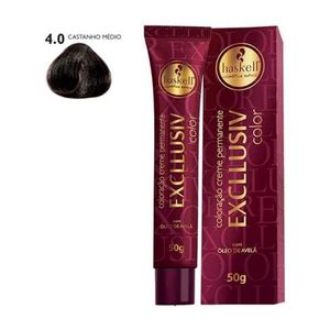 EXCLLUSIV COLOR TINTURA CREME INDIVIDUAL 4.0 CASTANHO MEDIO 50 G x 1