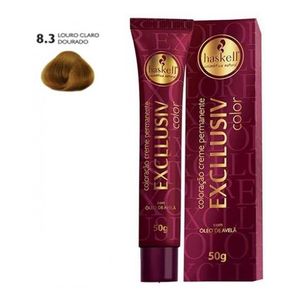 EXCLLUSIV COLOR CREME INDIVIDUAL 8.3 LOURO CLARO DOURADO 50 G x 1