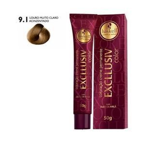 EXCLLUSIV COLOR CREME INDIVIDUAL 9.1 LOURO MUITO CLARO ACINZENTADO 50 G x 1