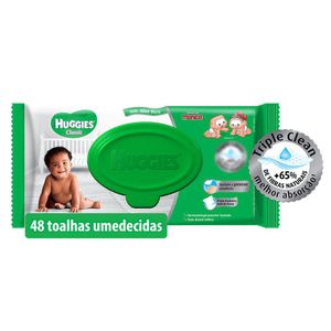 HUGGIES CLASSIC LENCO UMEDECIDO x 48