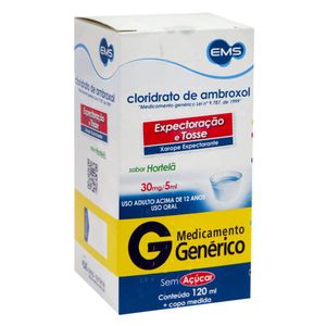 CLOR. AMBROXOL MG XAROPE SEM ACUCAR 30MG 120 ML x 1 (/5ML)