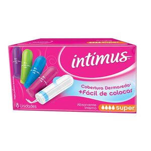 INTIMUS GEL ABSORVENTE INTERNO SUPER x 8