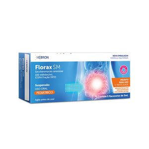 FLORAX SM FLACONETE FRAMBOESA PEDIATRICO 5 ML x 5