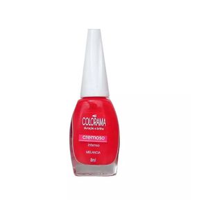 COLORAMA ESMALTE LIQUIDO RENOVACAO NU CREMOSO NUTRIVERNIZ MELANCIA 8 ML x 1