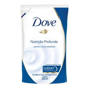 DOVE SABONETE SABONETE LIQUIDO REFIL NUTRICAO PROFUNDA 200 ML x 1