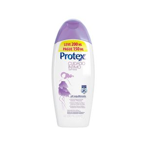 PROTEX SABONETE LIQUIDO INTIMO SOFT FLORAL LEVE 200ML PAGUE 150ML 200 ML x 1
