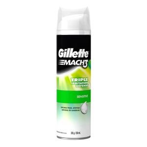 GILLETTE ESPUMA DE BARBEAR PUREZA E SUAVIDADE 250 ML x 1