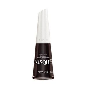 RISQUE ESMALTE LIQUIDO COMERCIAL ULTRACREMOSO PRETO SEPIA 8 ML x 1