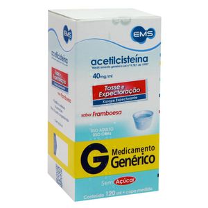 ACETILCISTEINA MG XAROPE ADULTO 40MG 120 ML x 1 (/ML)