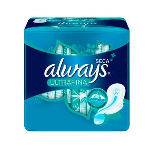 ALWAYS ABSORVENTE ACTIVE ULTRAFINO COBERTURA SECA COM ABAS x 8