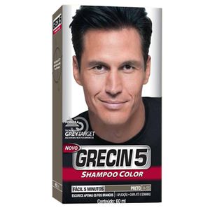 GRECIN 5 SHAMPOO TONALIZANTE PRETO 60 ML x 1