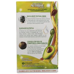 NUTRISSE KIT RENOVACAO COLORACAO CREME 67 LOURO ESCURO DOURADO ACAJU CHOCOLATE 125 G x 1