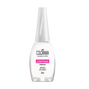 COLORAMA ESMALTE LIQUIDO RENOVACAO NU CREMOSO LEITE COCO 8 ML x 1