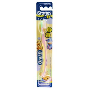 Escova Dental Infantil Extra Suave E Macia Pooh Oral-B Pro-Saúde Stages