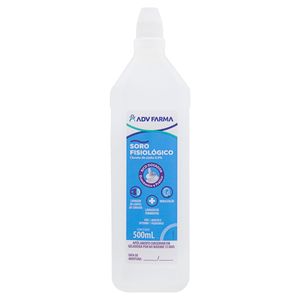 Soro Fisiológico Adv Farma Frasco 500Ml