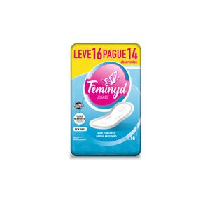 FEMINYD ABSORVENTE SUAVE LEVE 16 PAGUE 14 x 16