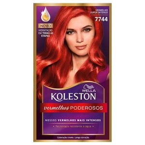 KOLESTON KIT TINTURA CREME VERMELHO SUPER INTENSO 7744 125 G x 1