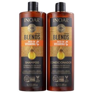 INOAR KIT COLECAO BLENDS VITAMINA C SHAMPOO + CONDICIONADOR 1L CADA 2 L x 1