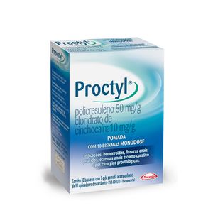 PROCTYL POMADA MONODOSE 3 G x 10