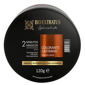 BIO EXTRATUS MASCARA CAPILAR SPECILISTE COLORANTE CASTANHO 120 G x 1