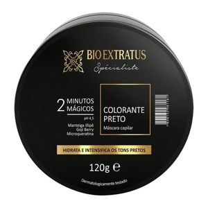 BIO EXTRATUS MASCARA CAPILAR SPECIALISTE COLORANTE PRETO 120 G x 1